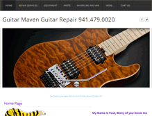 Tablet Screenshot of guitarmaven.net